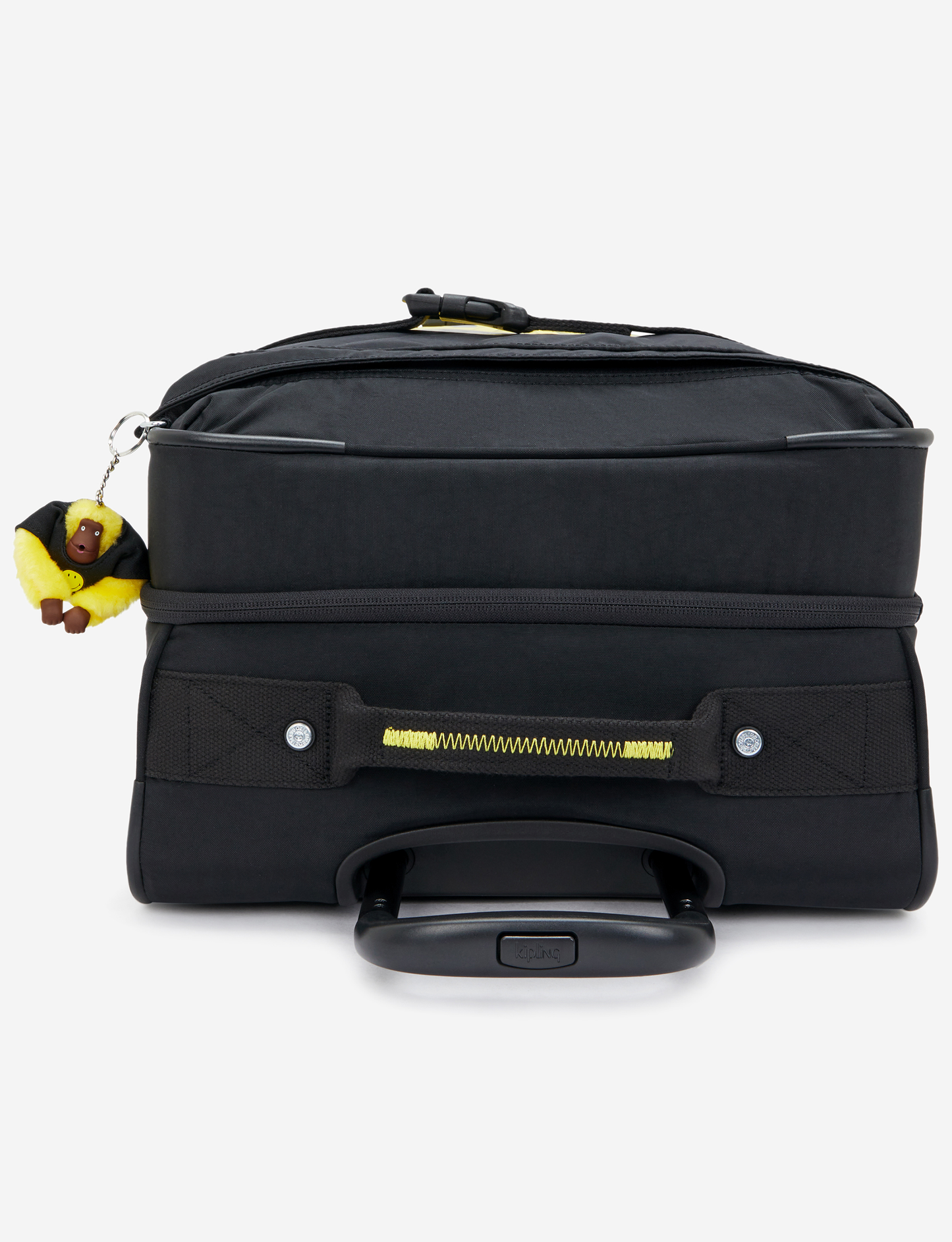 KIPLING Spontaneous M Yell Fun Black حقيبة أمتعة بعجلات متوسطة I8688-1KS