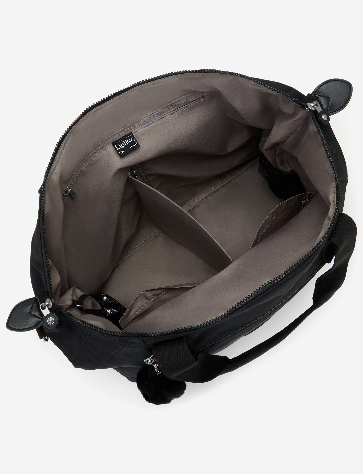 KIPLING New Art M Babybag Black Noir حقيبة أطفال كبيرة (مع حصيرة تغيير الحفاضات) I9928-P39