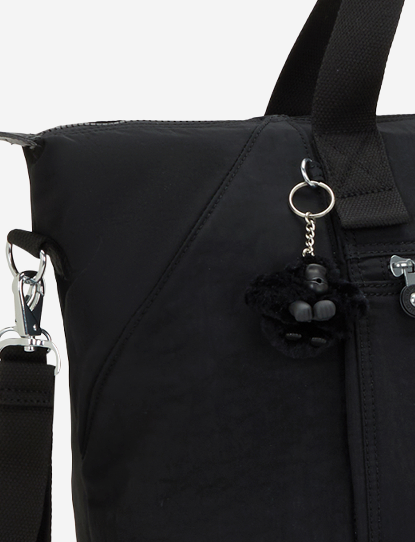 KIPLING New Art M Babybag Black Noir حقيبة أطفال كبيرة (مع حصيرة تغيير الحفاضات) I9928-P39