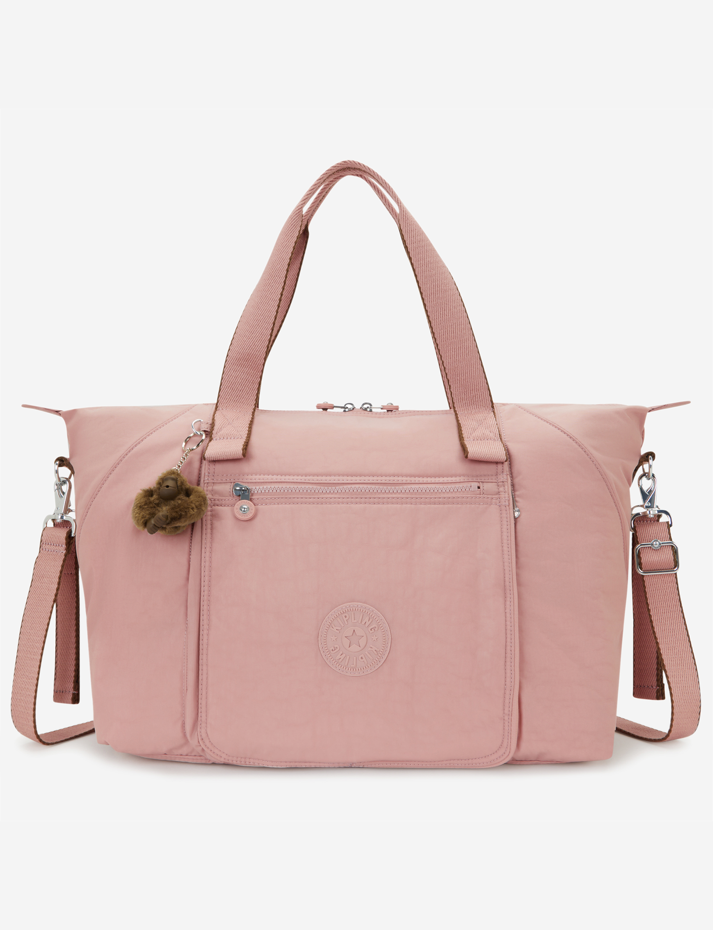 KIPLING New Art M Babybag Memory Pink حقيبة أطفال كبيرة (مع حصيرة تغيير الحفاضات) I9928-0PN