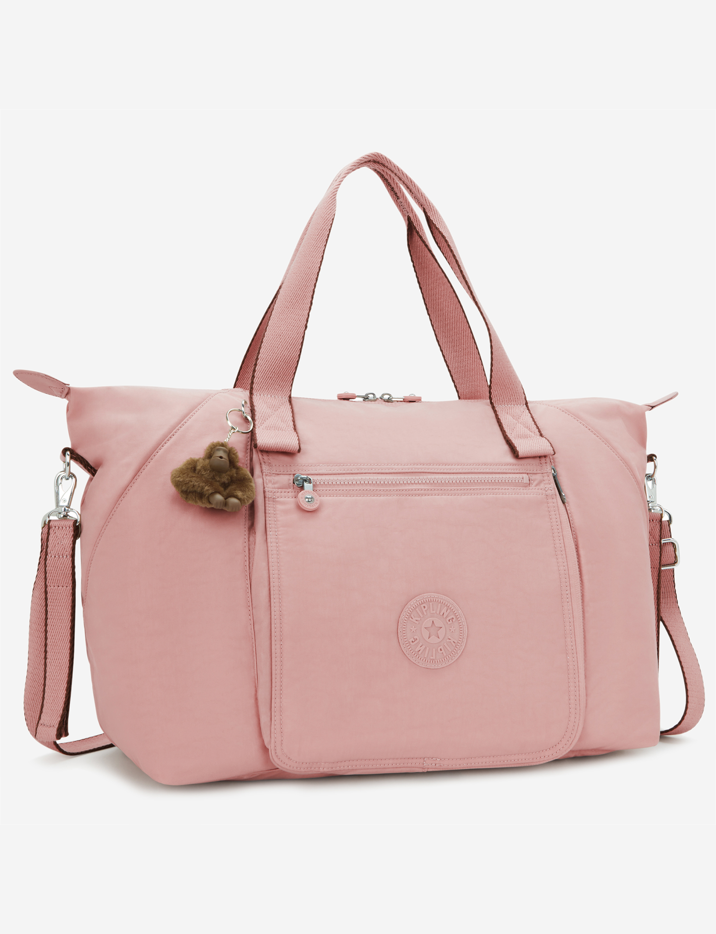 KIPLING New Art M Babybag Memory Pink حقيبة أطفال كبيرة (مع حصيرة تغيير الحفاضات) I9928-0PN