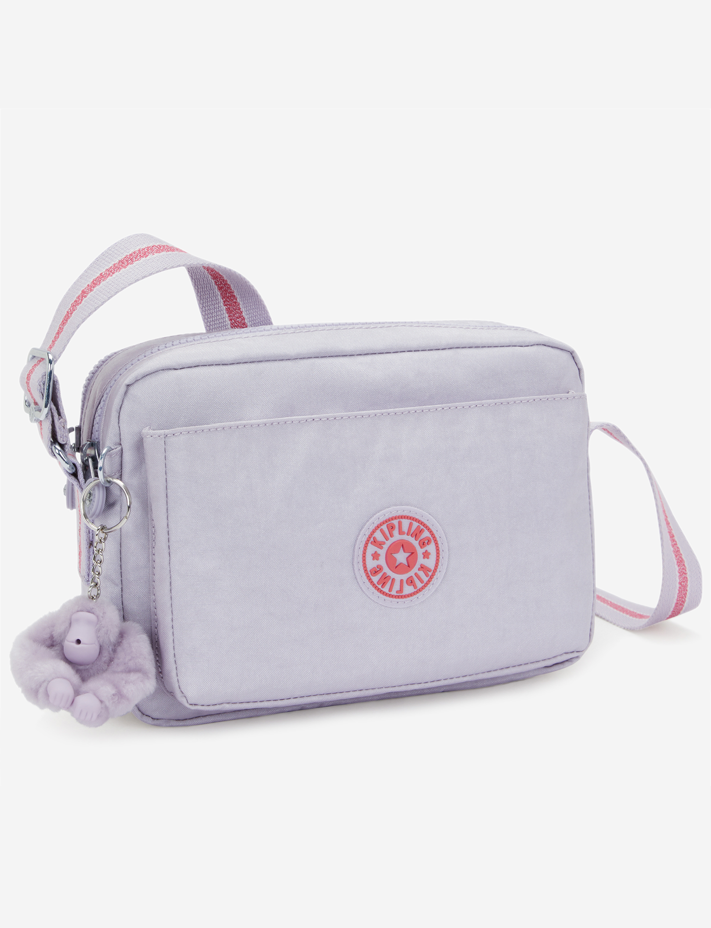KIPLING Abanu M Lilac Shimmer حقيبة كروس متوسطة I6831-9GO