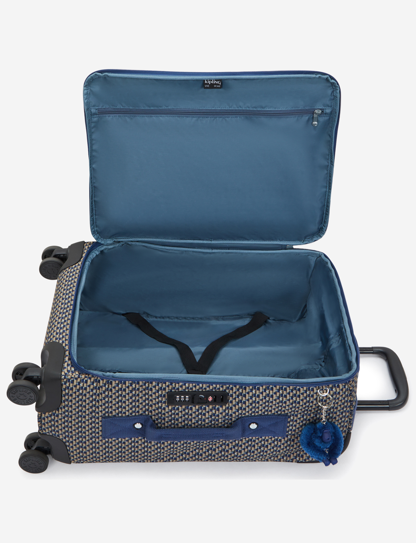 حقيبة سفر صغيرة بعجلات KIPLING Jet S Blue on Wire I8181-9PC