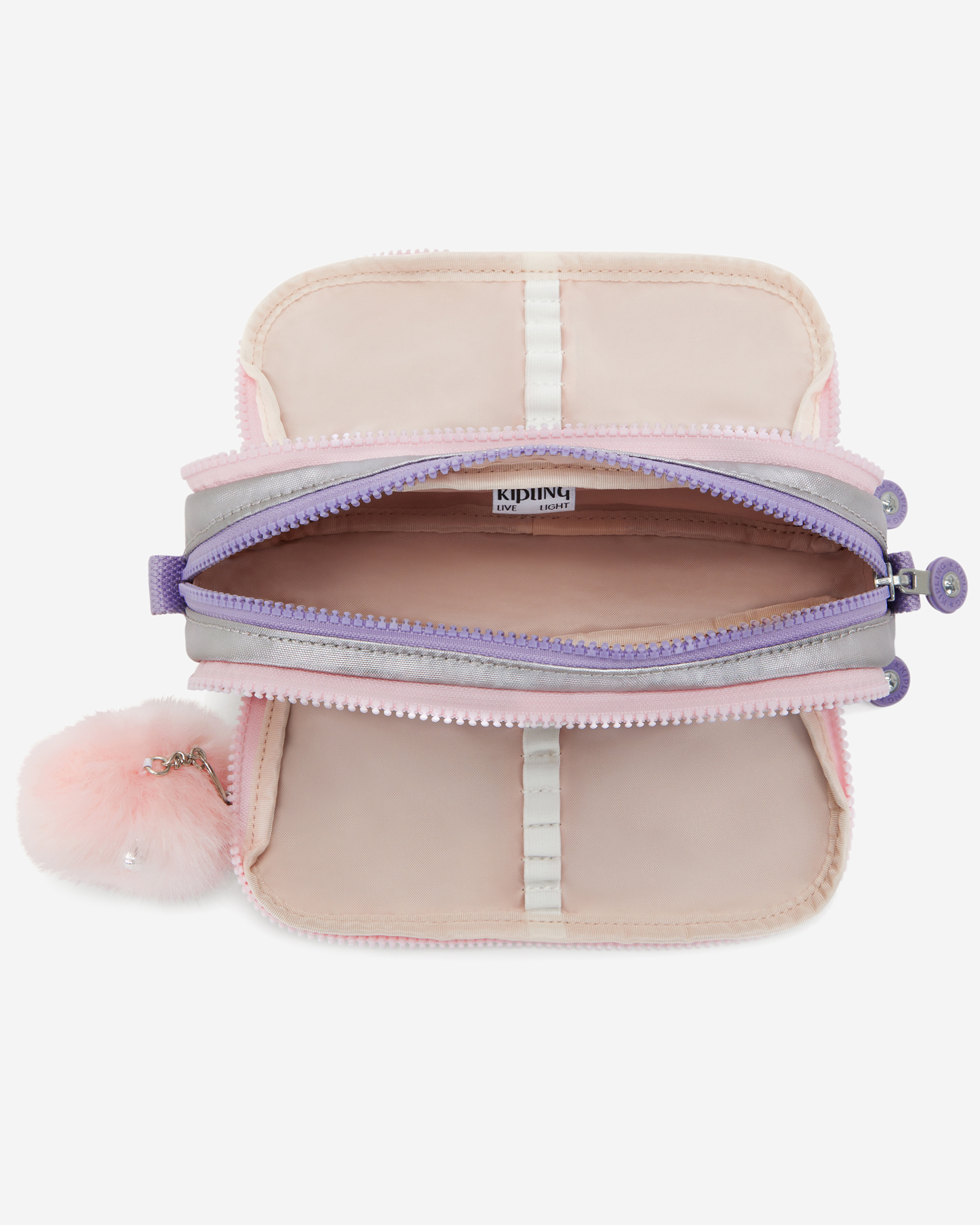 Kipling  Gitroy Silver Glow Met Large Pencase I5702-54M