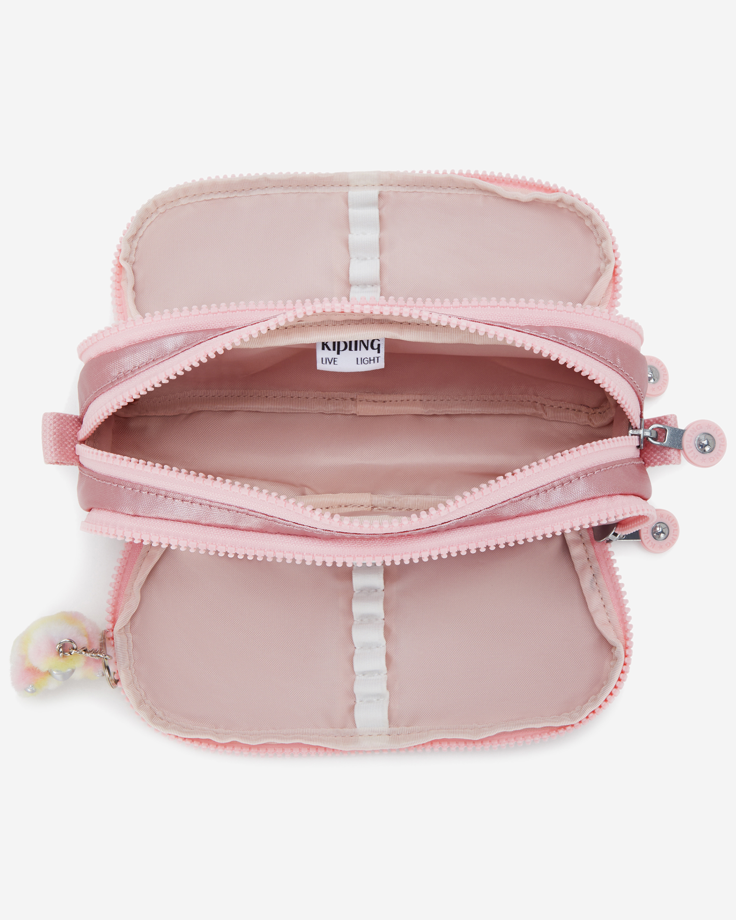 Kipling  Gitroy Bronze Pink Met Large Pencase I5702-3MD