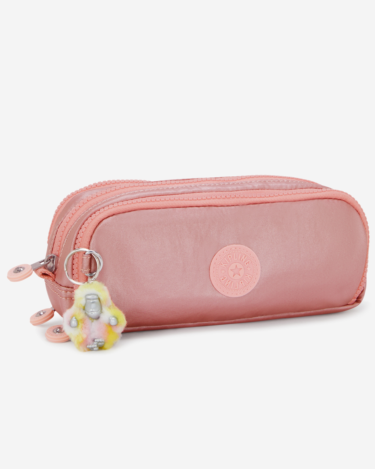Kipling  Gitroy Bronze Pink Met Large Pencase I5702-3MD