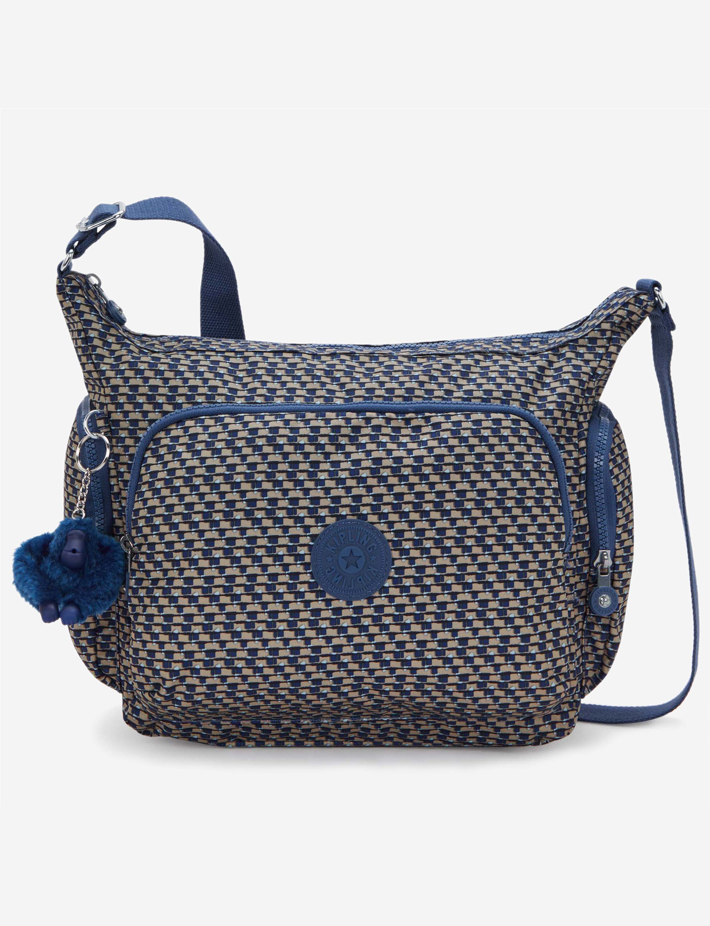 حقيبة كروسبودي كبيرة KIPLING Gabb Blue on Wire I6525-9PC