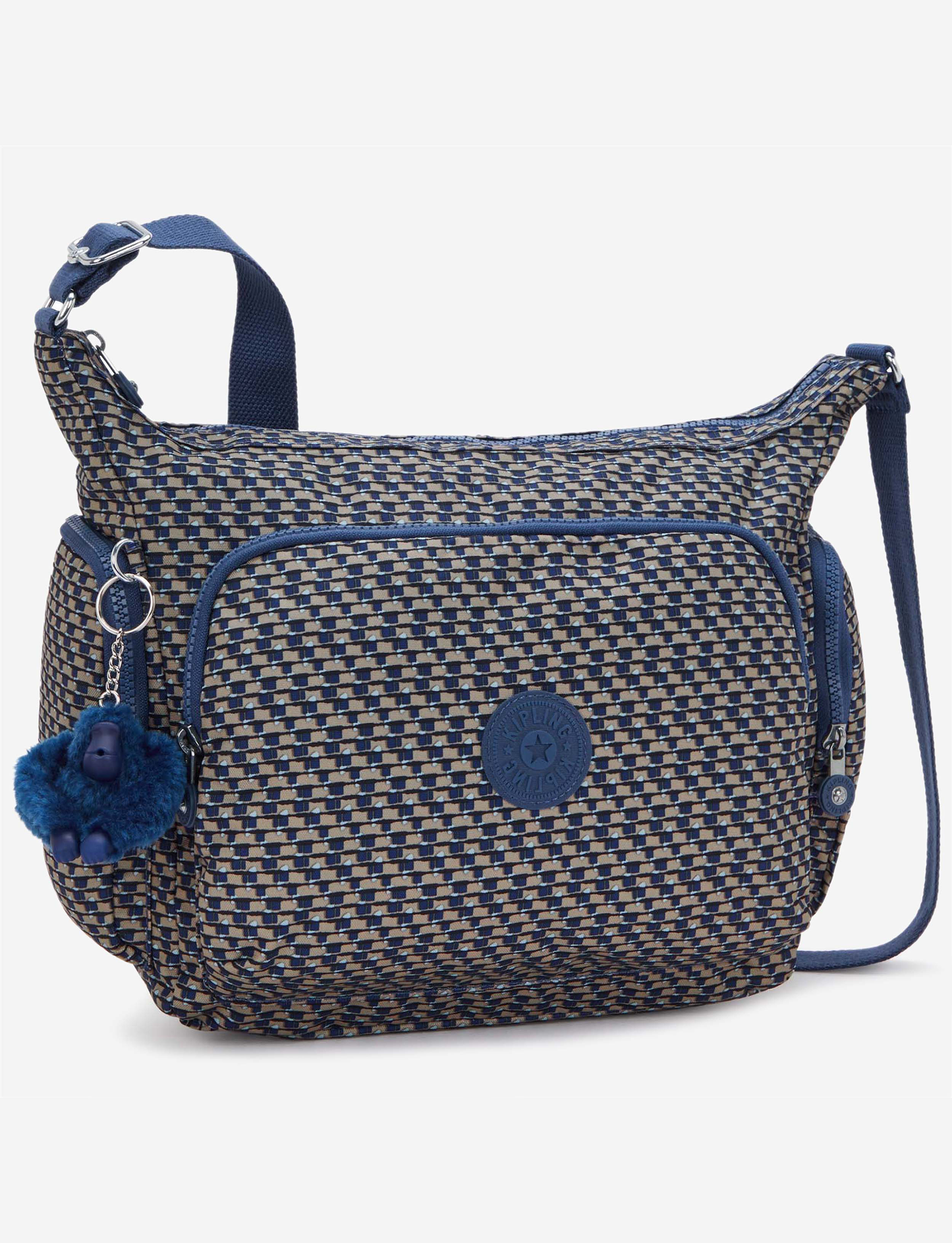 حقيبة كروسبودي كبيرة KIPLING Gabb Blue on Wire I6525-9PC