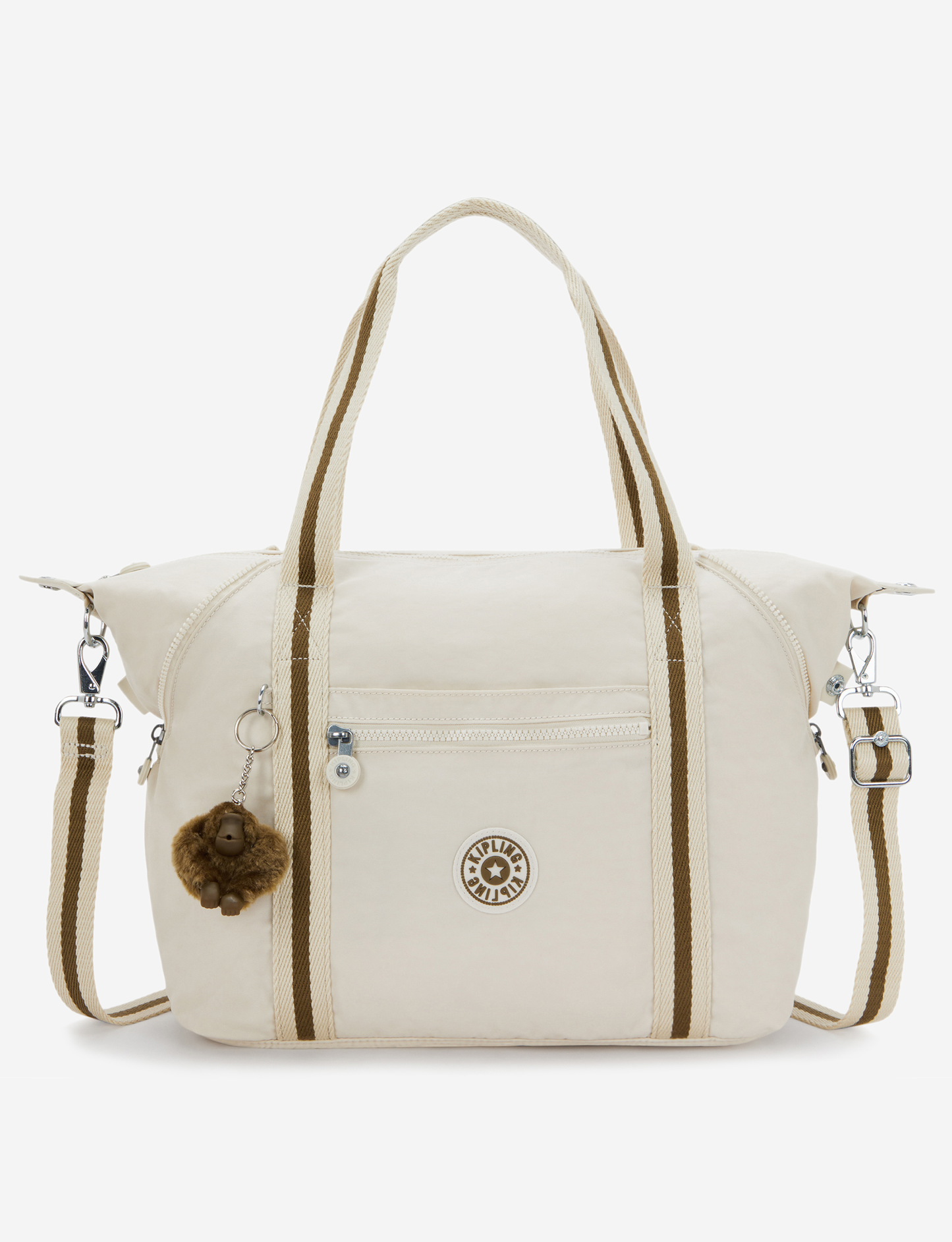 حقيبة يد متوسطة KIPLING Art Soft Sand (مع حزام كتف قابل للإزالة) 10619-9LO