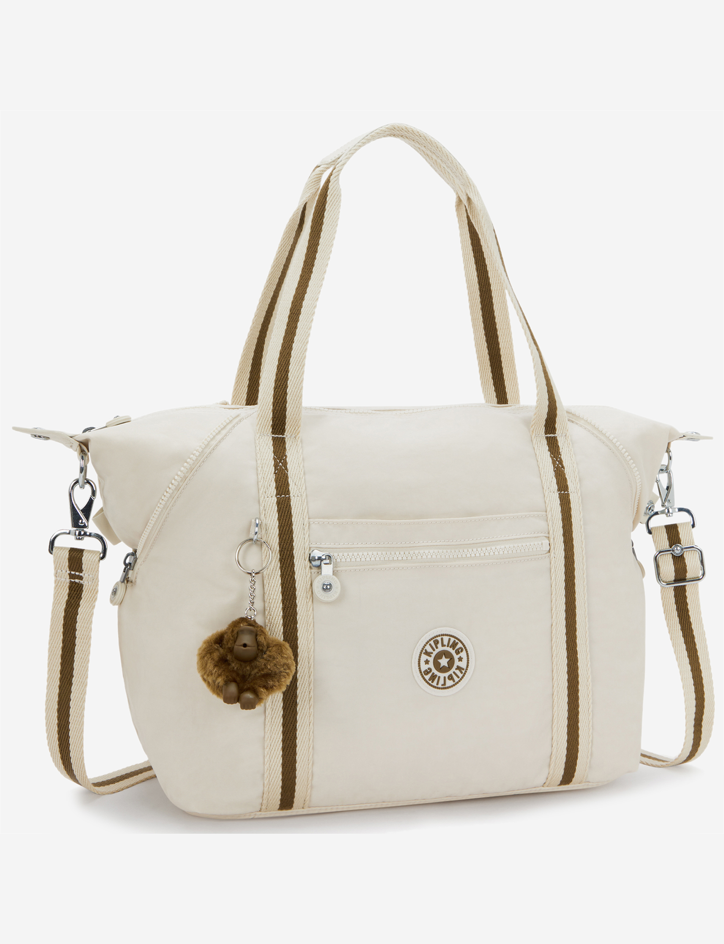 حقيبة يد متوسطة KIPLING Art Soft Sand (مع حزام كتف قابل للإزالة) 10619-9LO