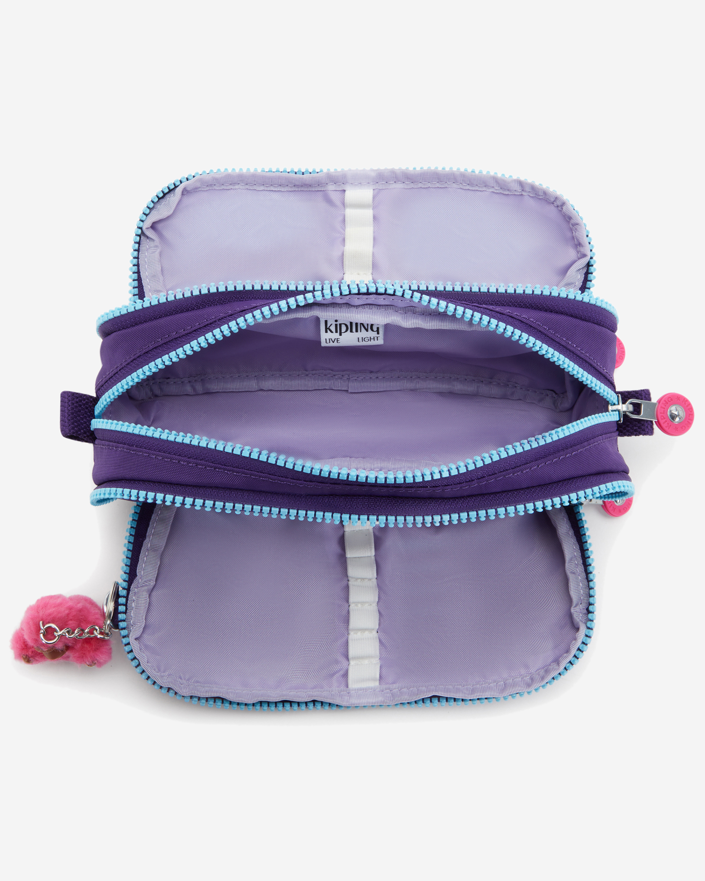 Kipling  Gitroy Vip Purple Large Pencase 13564-4PI