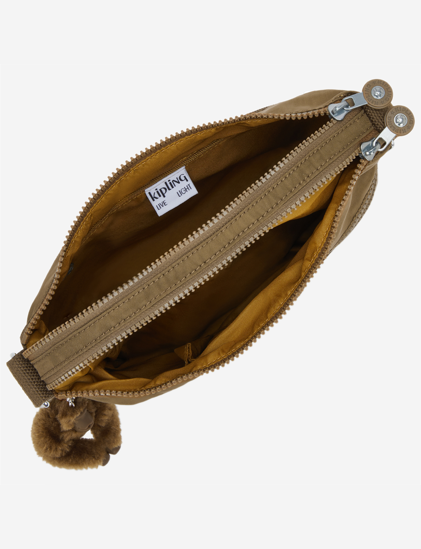 KIPLING Alvar Smooth Khaki حقيبة كروس متوسطة 13335-1NA