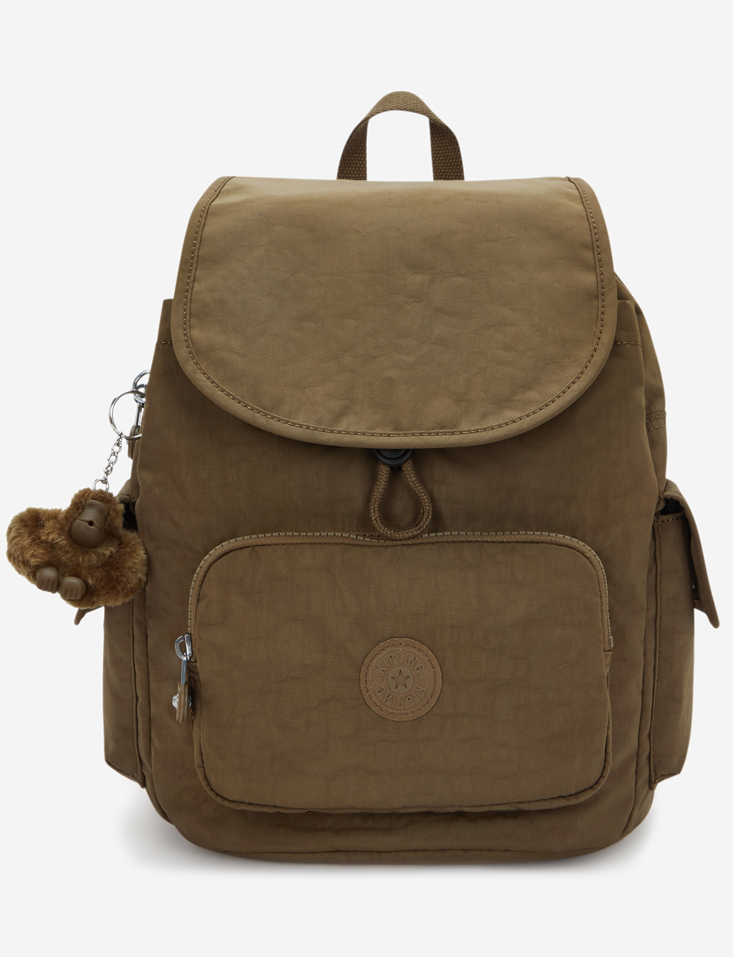 KIPLING City Pack S Smooth Khaki حقيبة ظهر صغيرة 15635-1NA