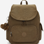 KIPLING City Pack S Smooth Khaki حقيبة ظهر صغيرة 15635-1NA