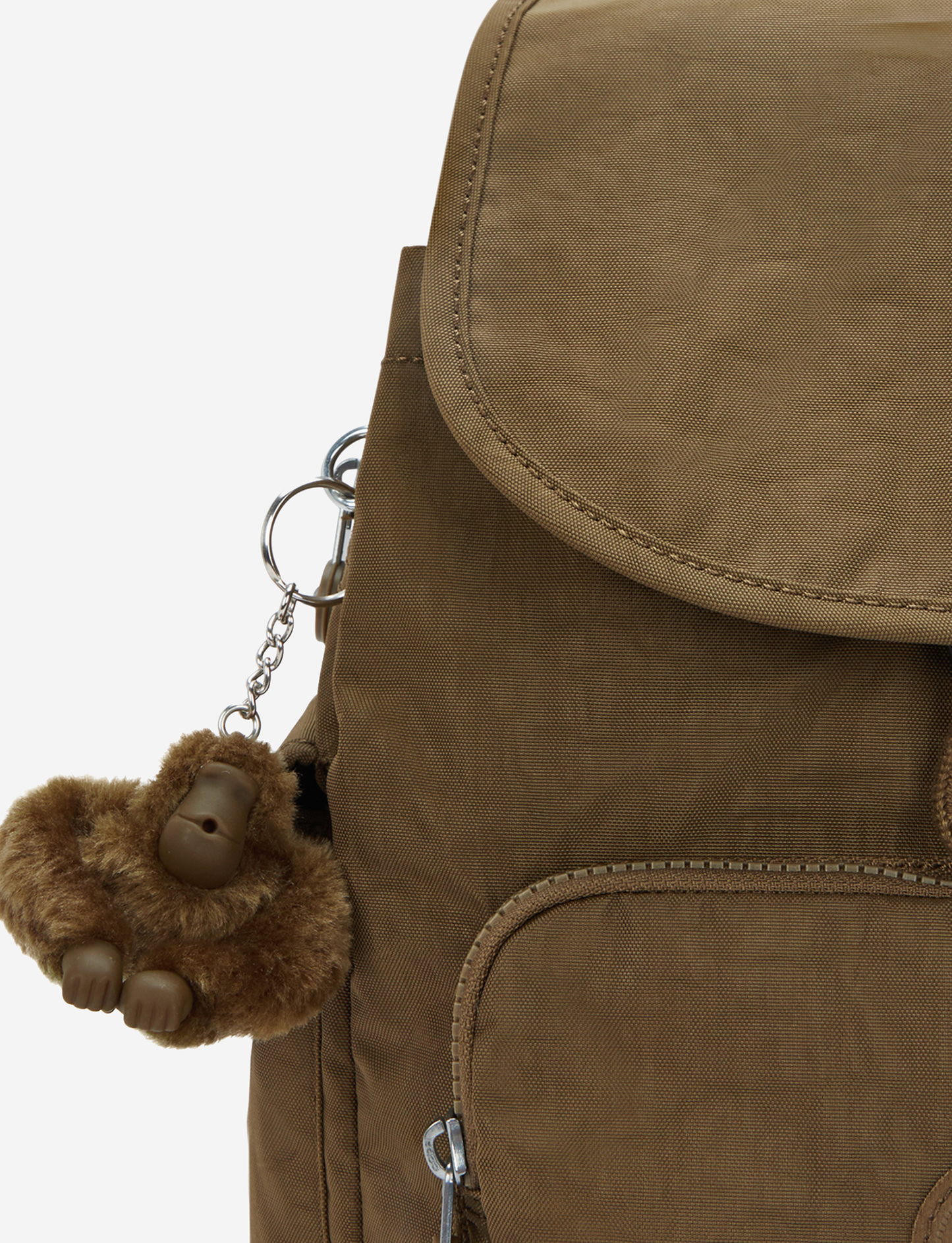 KIPLING City Pack S Smooth Khaki حقيبة ظهر صغيرة 15635-1NA