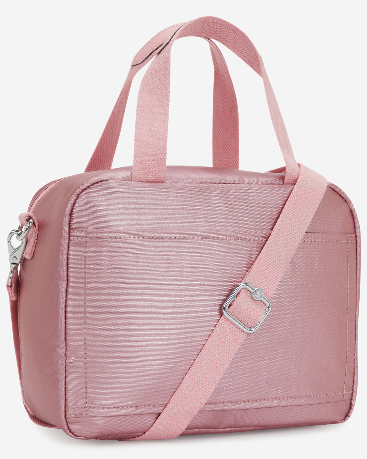 Kipling  Miyo Bronze Pink Met Large LunchBag with Trolley Sleeve I7363-3MD