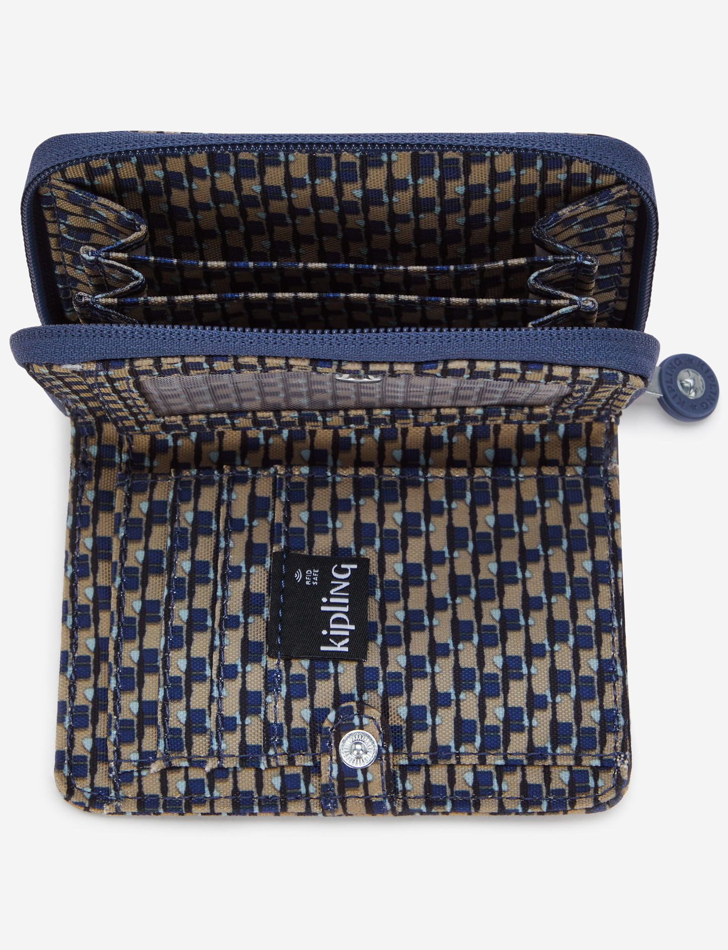 KIPLING Money Love Blue on Wire محفظة متوسطة I6791-9PC
