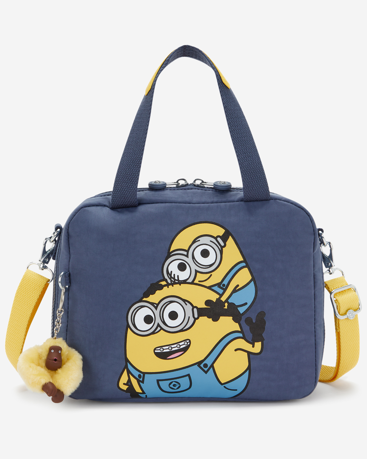 Kipling  Miyo Print Dungaree Blue Large LunchBag with Trolley Sleeve I8924-6MI