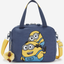 Kipling  Miyo Print Dungaree Blue Large LunchBag with Trolley Sleeve I8924-6MI