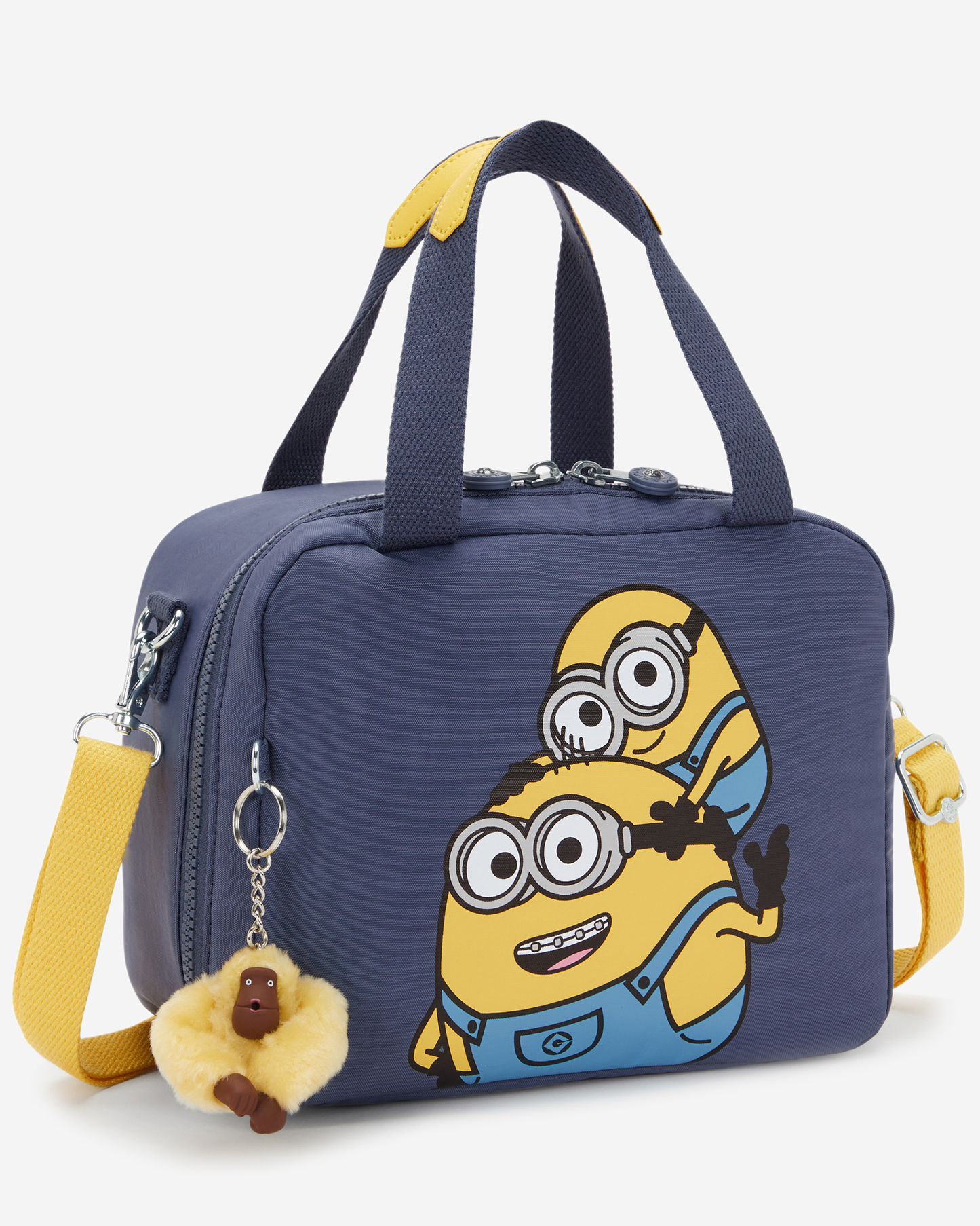 Kipling  Miyo Print Dungaree Blue Large LunchBag with Trolley Sleeve I8924-6MI