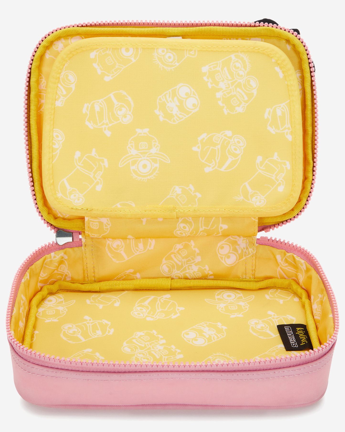 Kipling  100 Pens Pink Daisy Large Pencase I7201-1MI