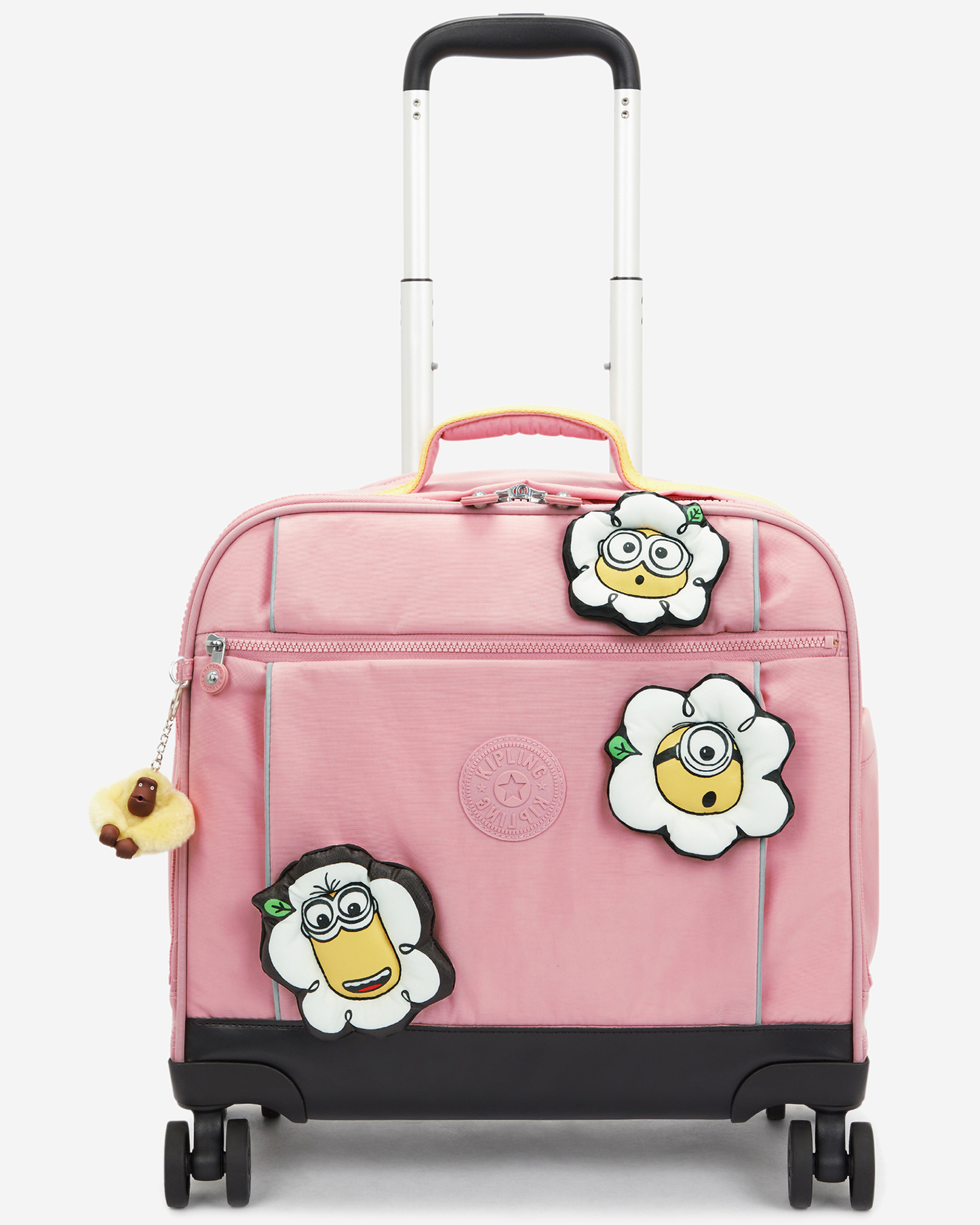 Kipling  New Storia Pink Daisy Large Wheeled Bag I5336-1MI