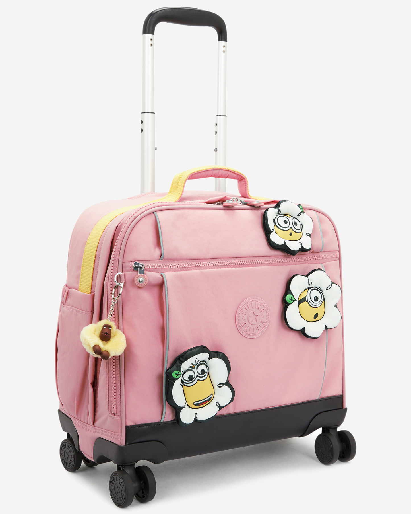Kipling  New Storia Pink Daisy Large Wheeled Bag I5336-1MI