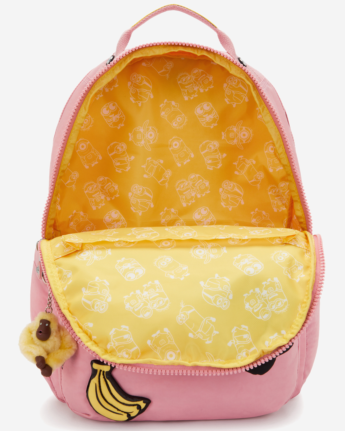 Kipling  Seoul Lap Pink Daisy Large Backpack with Laptop Compartment I8555-1MI