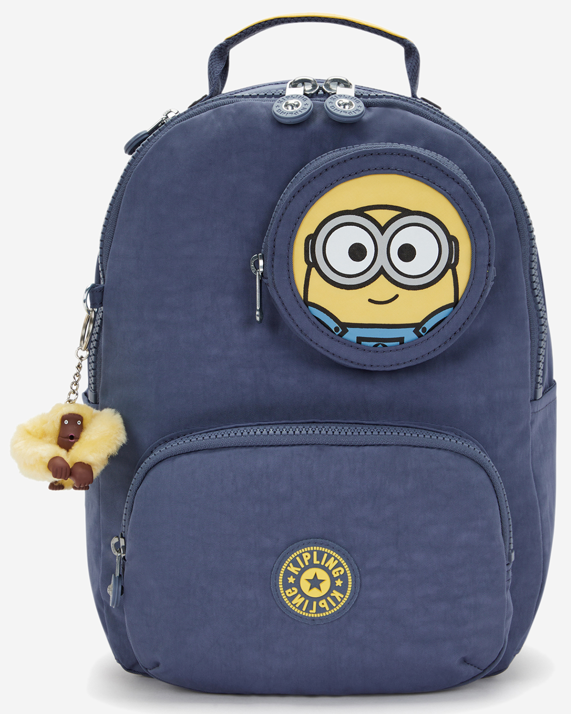 Kipling  Seoul S Window Dungaree Blue Small Backpack (with Laptop Compartment) I8753-6MI