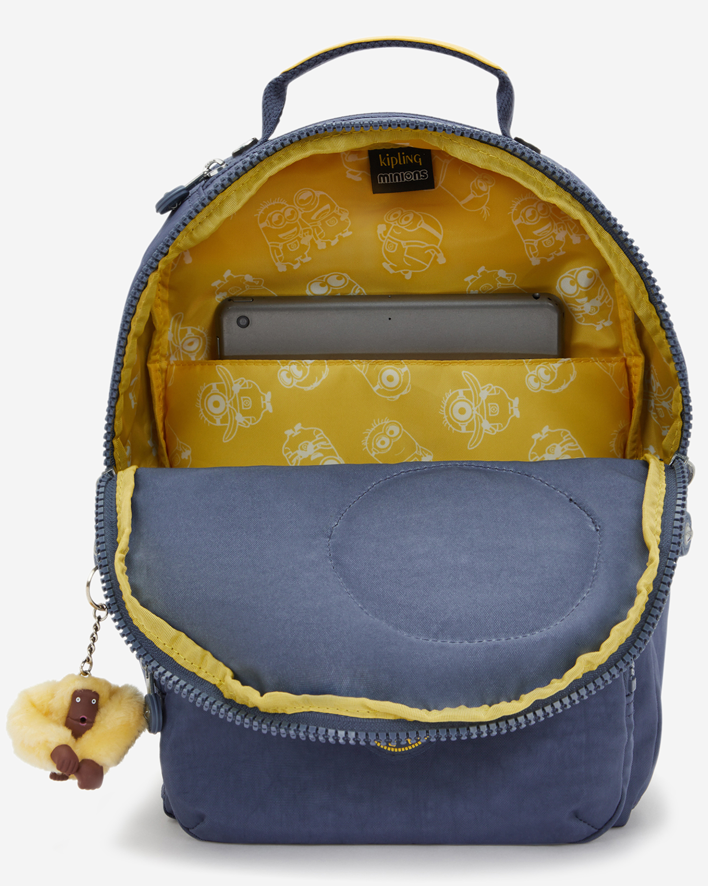 Kipling  Seoul S Window Dungaree Blue Small Backpack (with Laptop Compartment) I8753-6MI