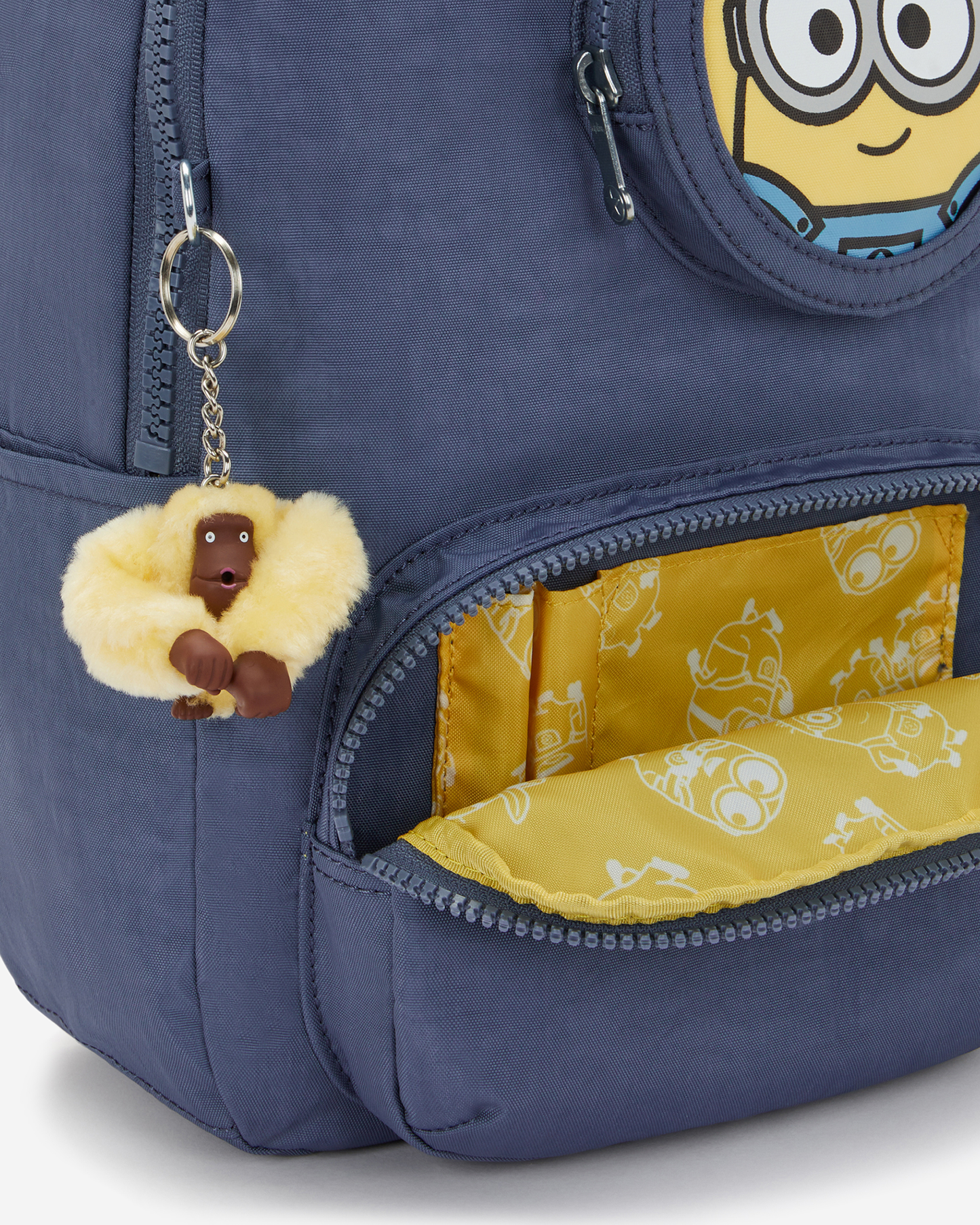 Kipling  Seoul S Window Dungaree Blue Small Backpack (with Laptop Compartment) I8753-6MI