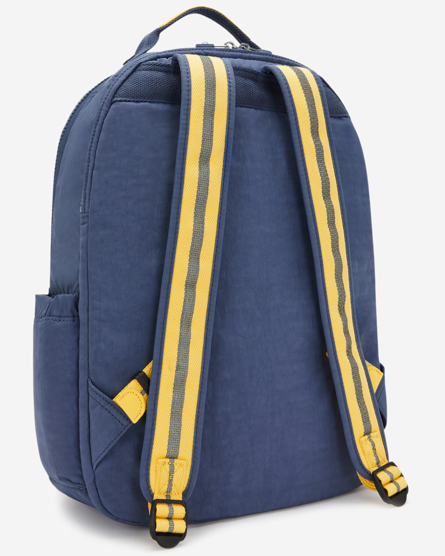 Kipling  Seoul Lap Window Dungaree Blue Large Backpack with Laptop Compartment I8345-6MI