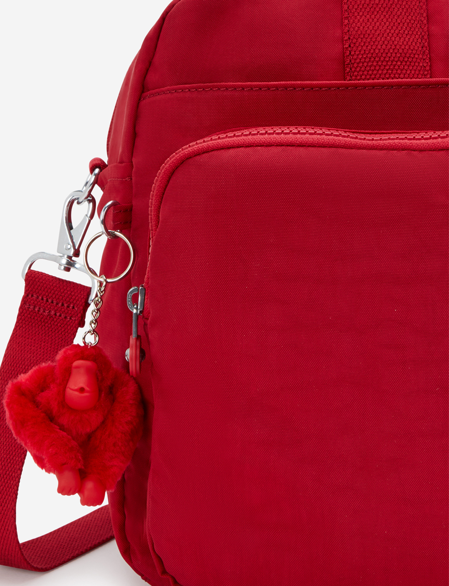 KIPLING Defea Xl حقيبة عطلة نهاية الأسبوع متوسطة الحجم بلون أحمر ياقوتي I3958-1NW