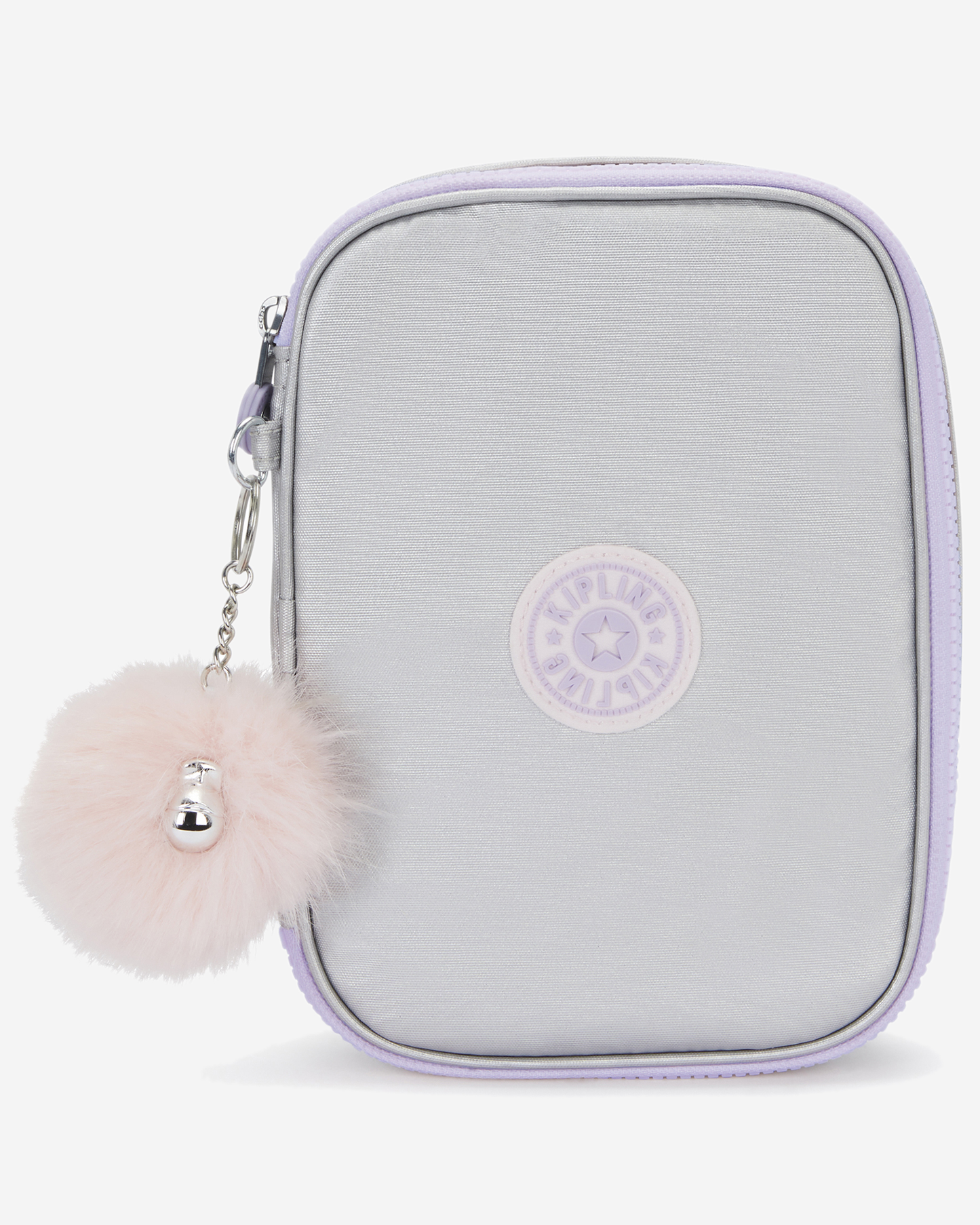 Kipling  100 Pens Silver Glow Met Large Pencase I3624-54M