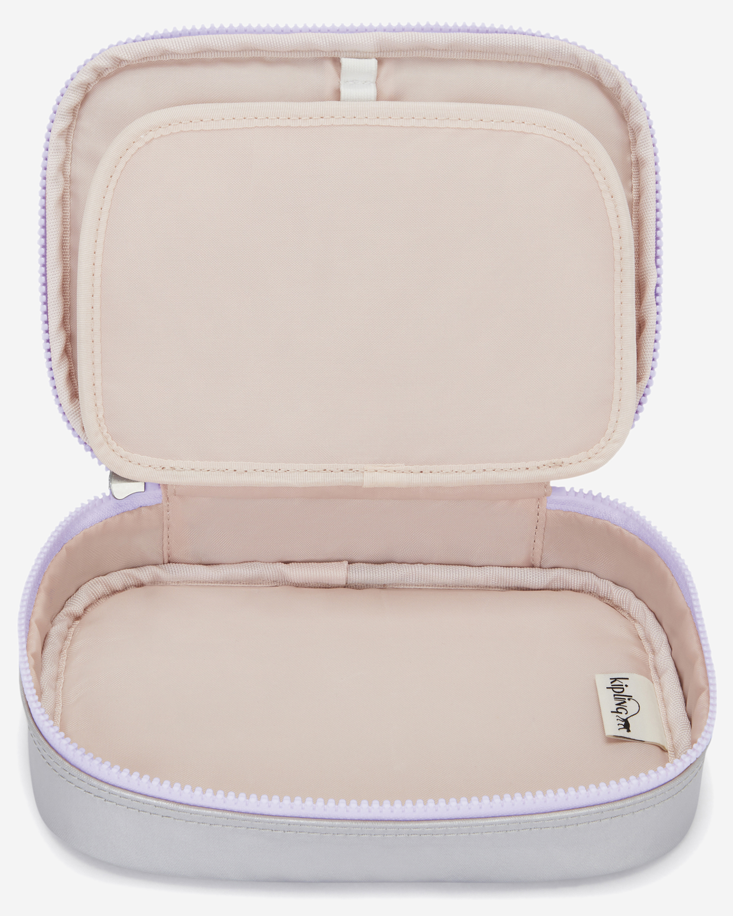 Kipling  100 Pens Silver Glow Met Large Pencase I3624-54M