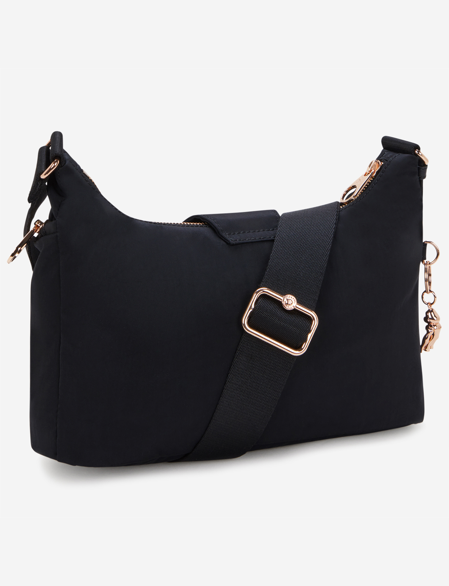 KIPLING سيرا إم، حقيبة كروس متوسطة، لون أسود وردي، طراز I5107-62Q