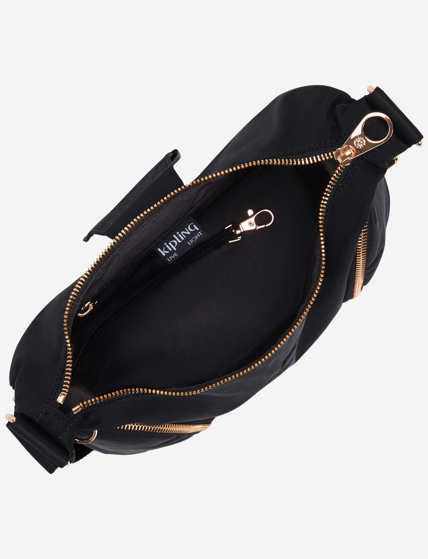 KIPLING سيرا إم، حقيبة كروس متوسطة، لون أسود وردي، طراز I5107-62Q