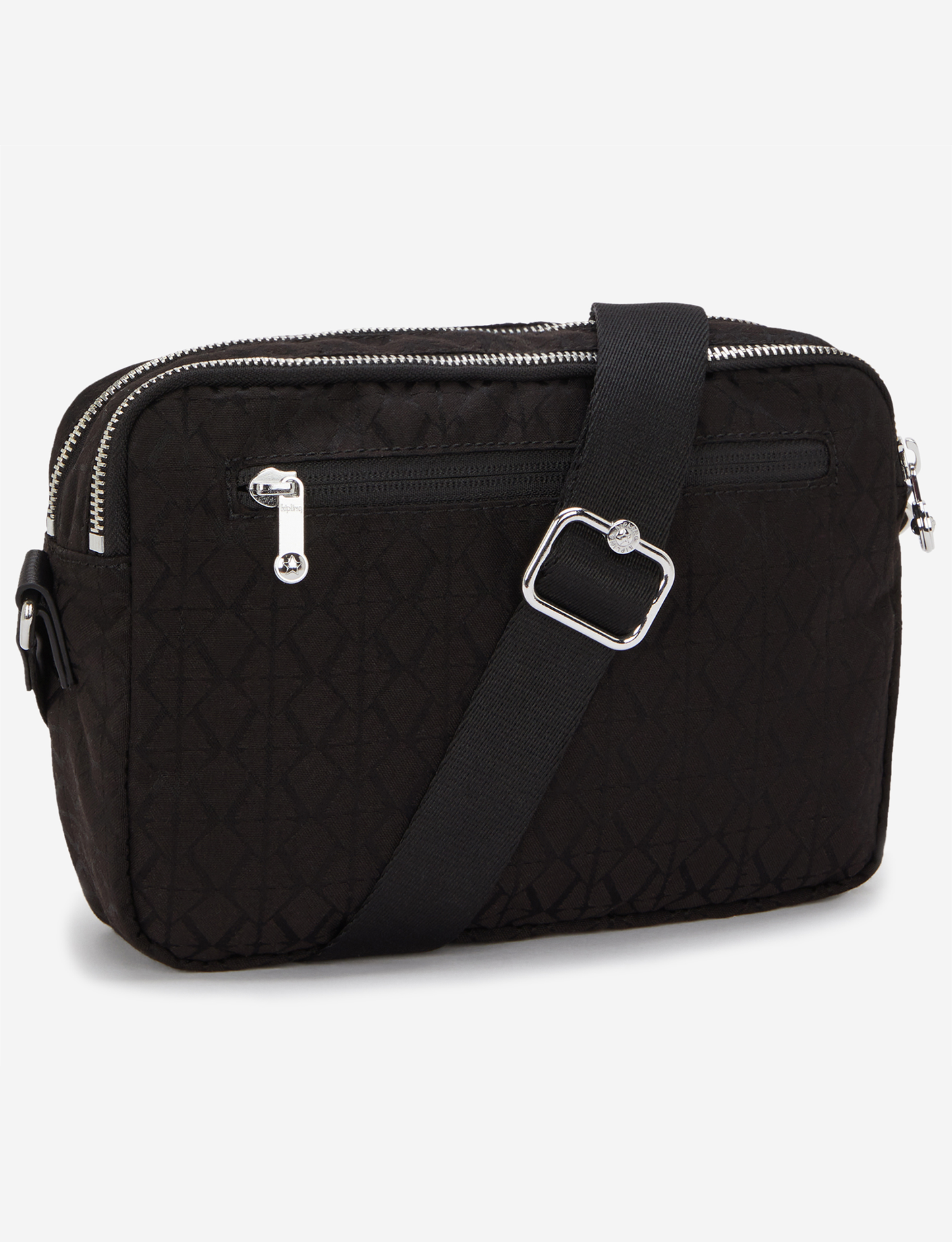 KIPLING Abanu M Noir Sign Jq حقيبة كروس متوسطة I8024-4NW