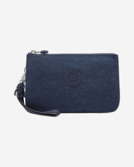 Kipling Creativity Xl Blue Bleu 2 محفظة كبيرة جدًا (مع محفظة معصم قابلة للإزالة) 15156-96V