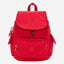 حقيبة ظهر صغيرة طراز Kipling City Pack S Red Rouge C215635-Z33