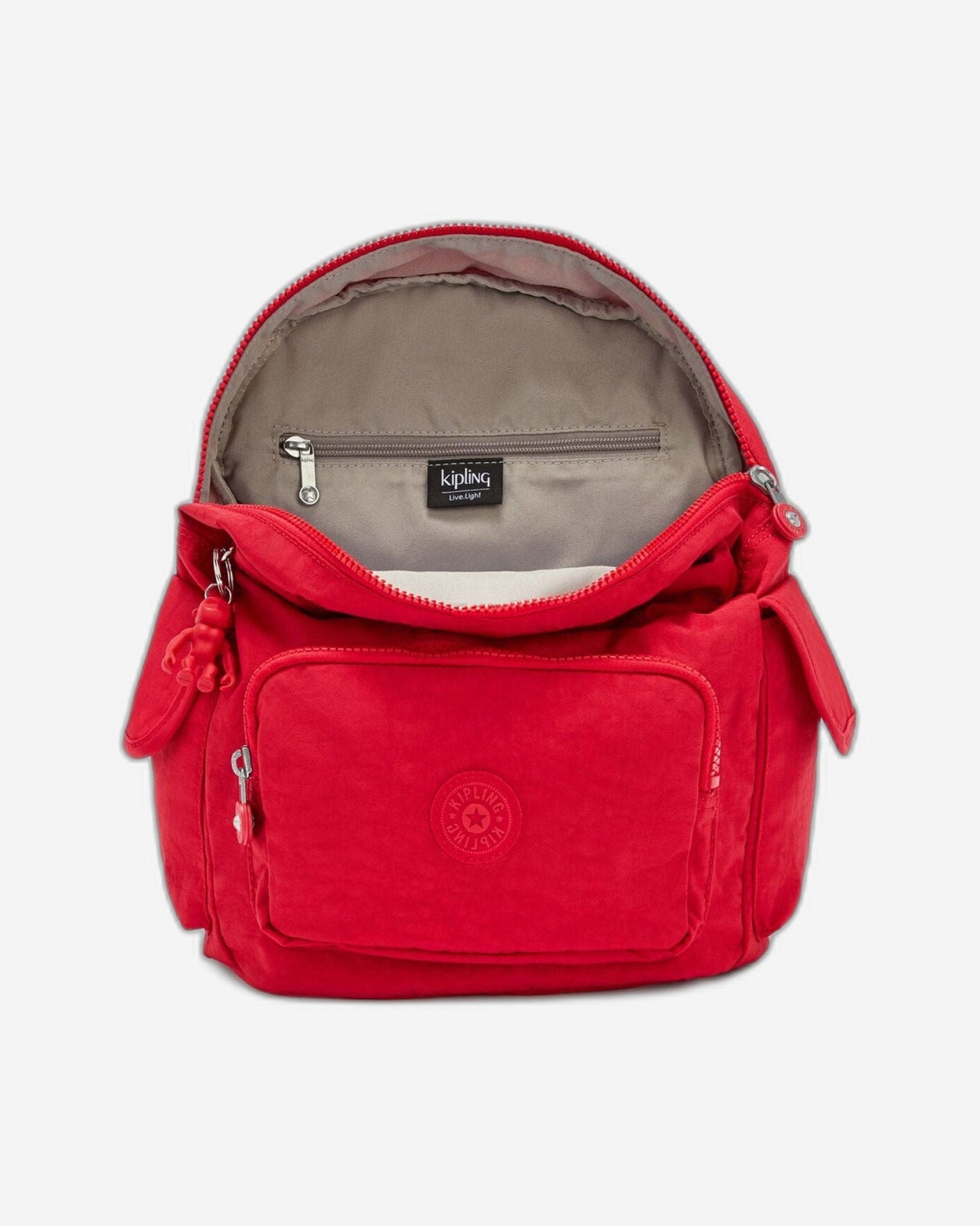 حقيبة ظهر صغيرة طراز Kipling City Pack S Red Rouge C215635-Z33