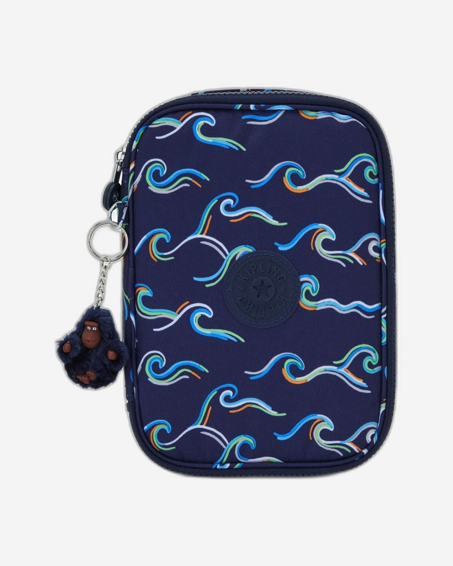 حقيبة أقلام كبيرة من كيبلينغ 100 بنز بطبعة Fun Ocean، موديل C2I6002-W92