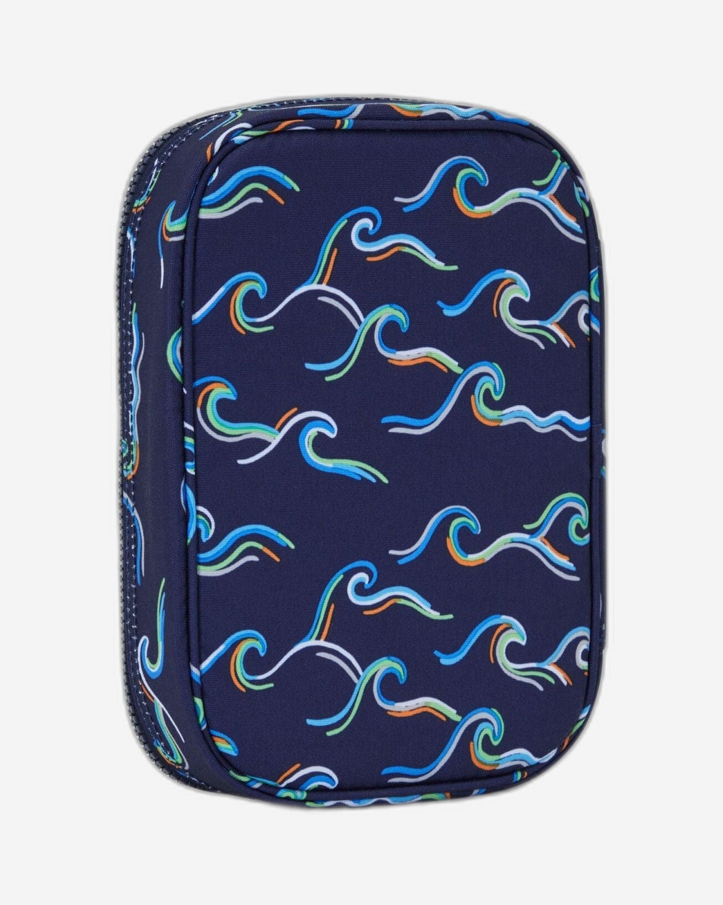 حقيبة أقلام كبيرة من كيبلينغ 100 بنز بطبعة Fun Ocean، موديل C2I6002-W92