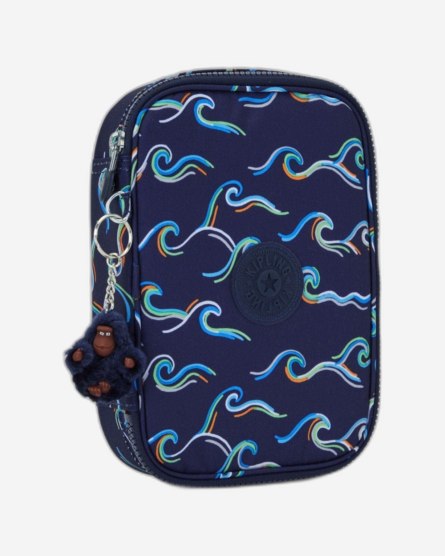 حقيبة أقلام كبيرة من كيبلينغ 100 بنز بطبعة Fun Ocean، موديل C2I6002-W92