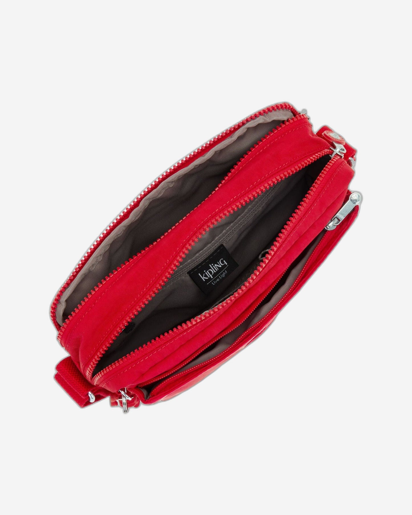 حقيبة كروسبودي متوسطة Kipling Abanu M باللون الأحمر الروچ C2I7076-Z33