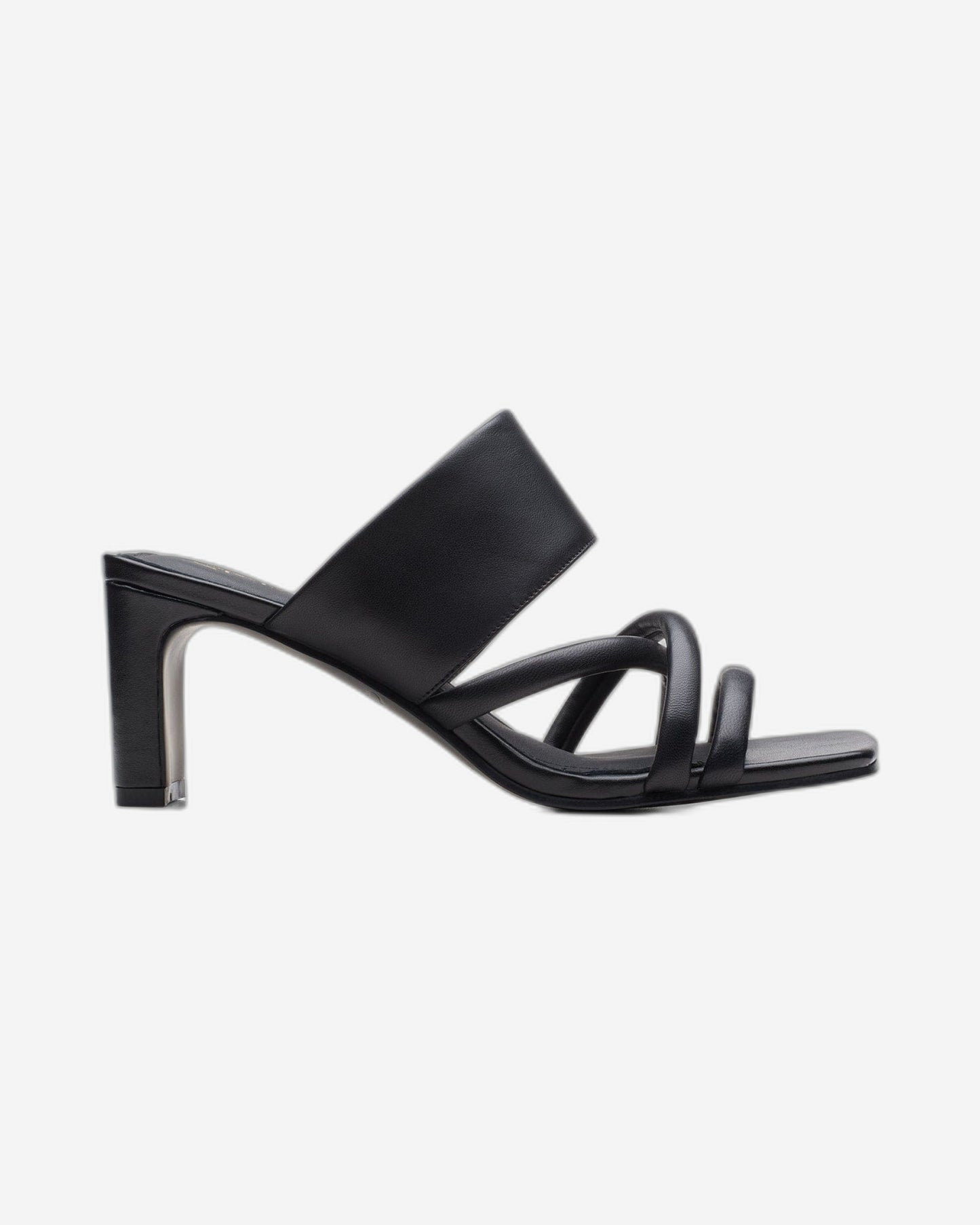Clarks Seren65 Mule - صنادل - جلد أسود (مقاس عادي)