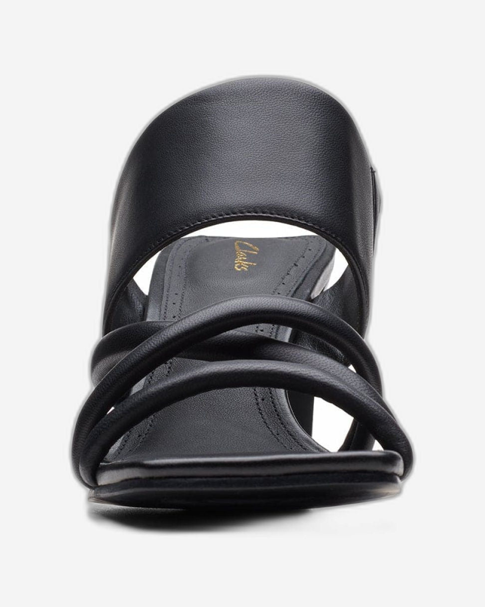 Clarks Seren65 Mule - صنادل - جلد أسود (مقاس عادي)