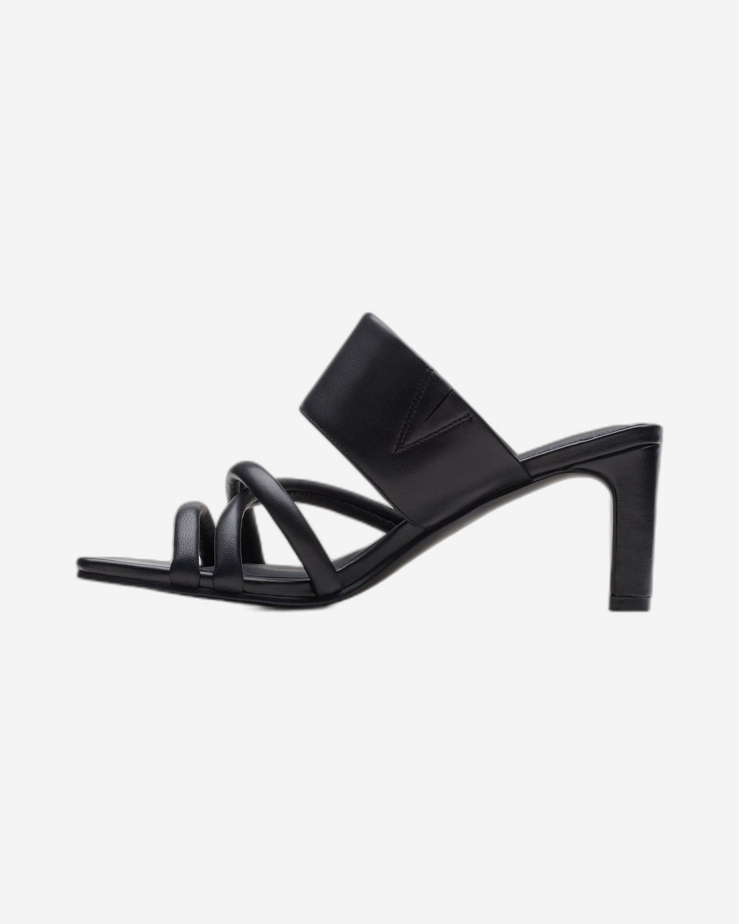 Clarks Seren65 Mule - صنادل - جلد أسود (مقاس عادي)