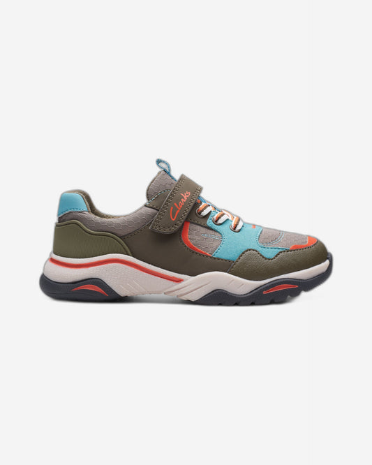 Clarks Boys Feather Jump Kid (مقاس واسع)