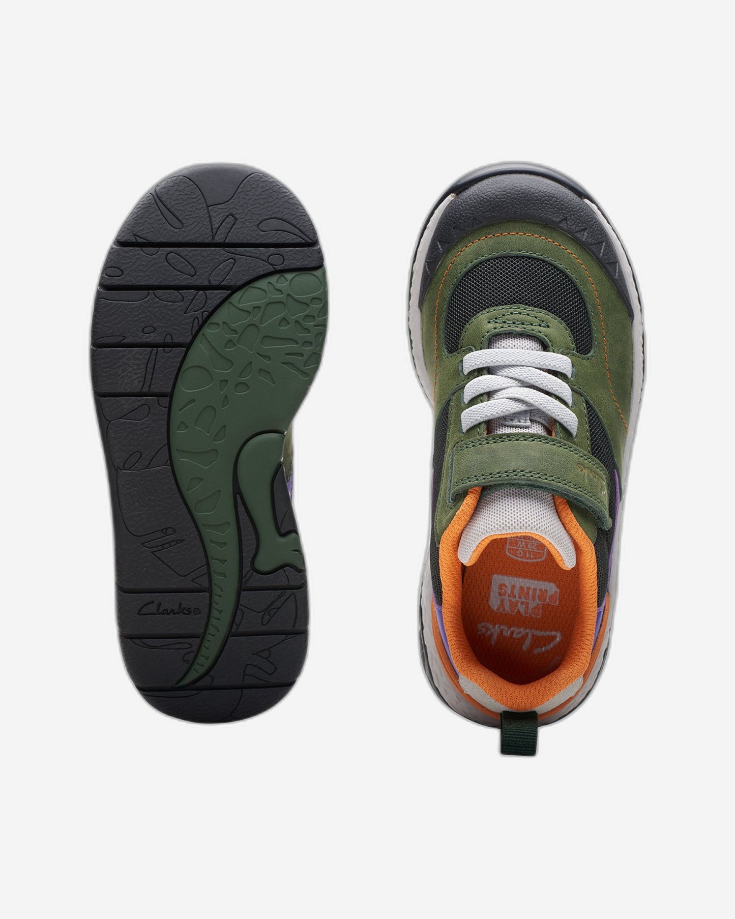 Clarks حذاء Steggy Stride Kid للأولاد (مقاس واسع)